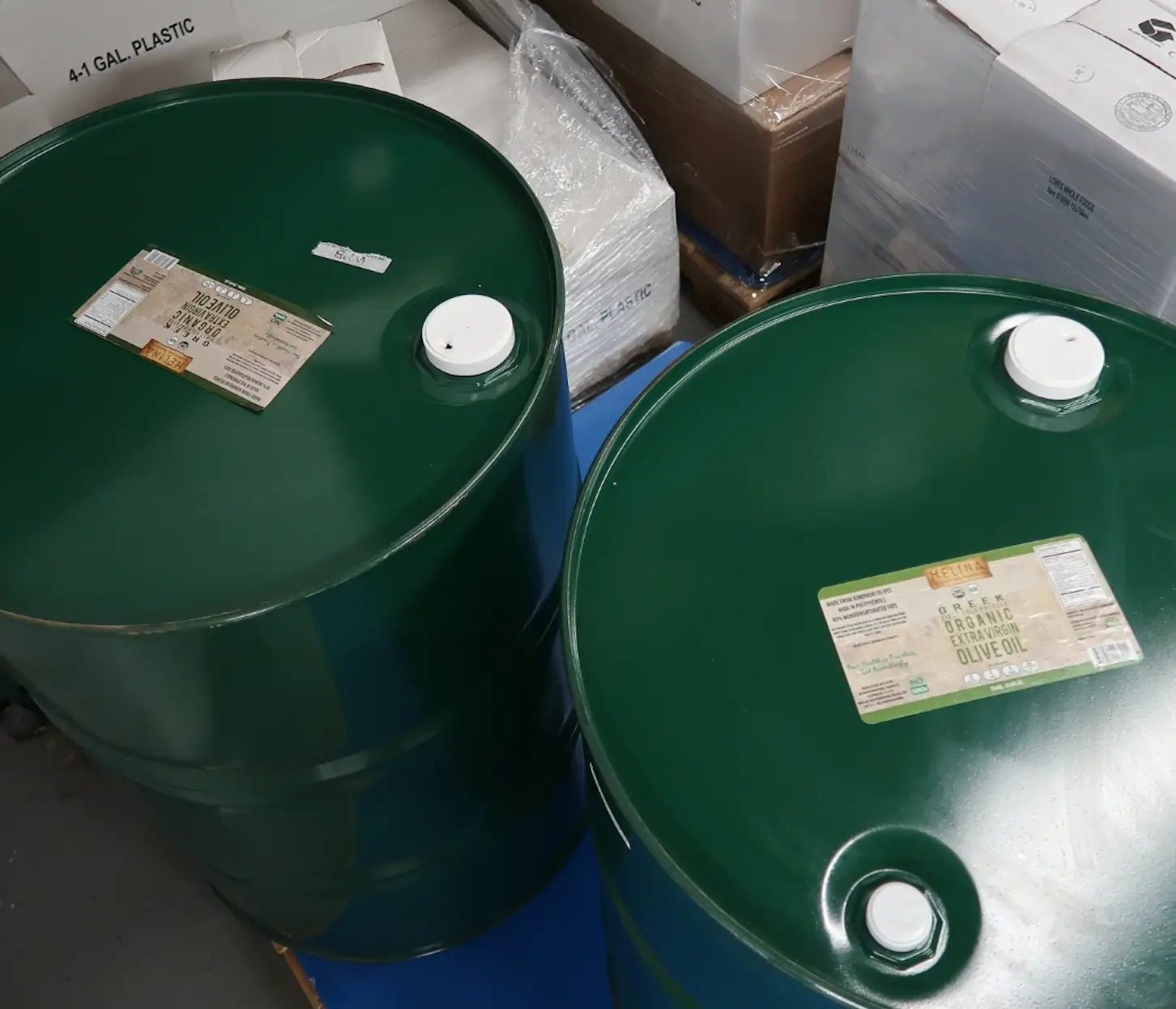 bulk olive oil drum